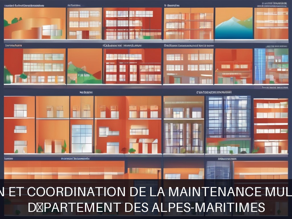 Illustration pour Département des Alpes-Maritimes: Gestion et coordination de la maintenance multi-sites