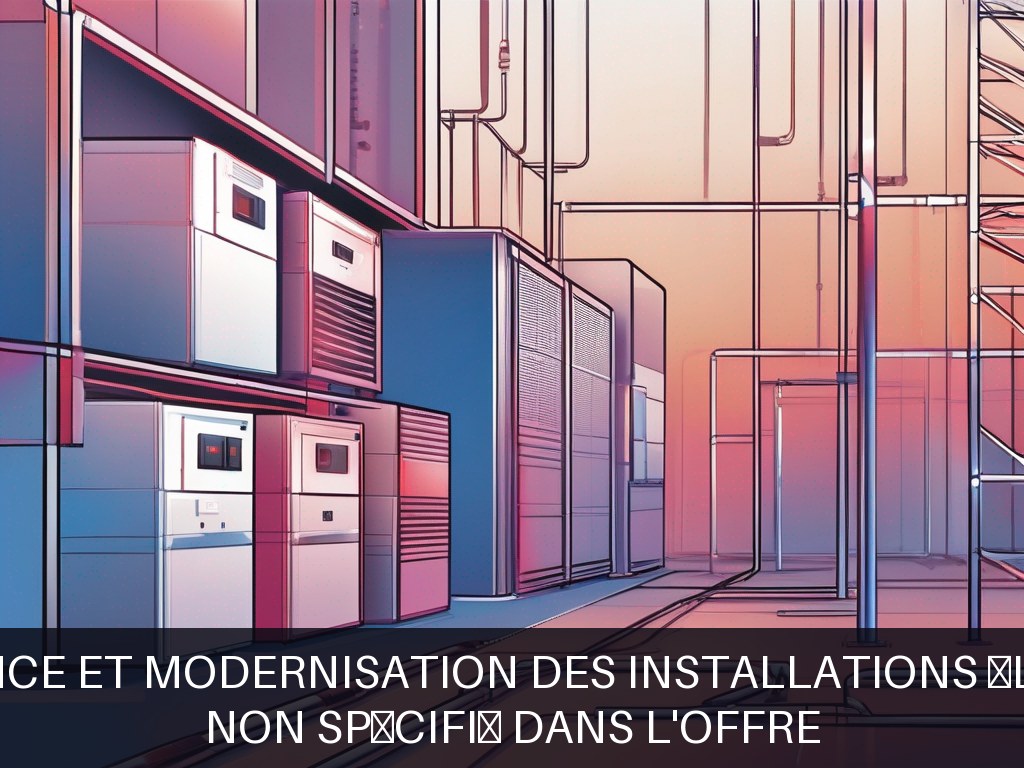 Illustration pour Non spécifié dans l'offre: Maintenance et modernisation des installations électriques