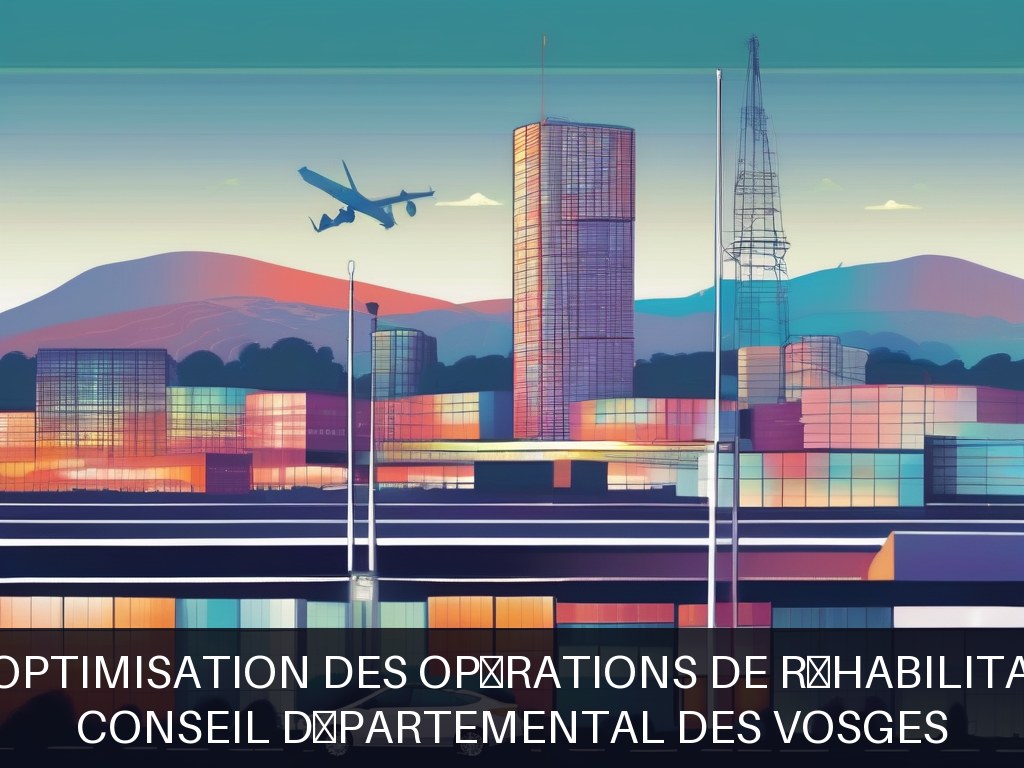 Illustration pour Conseil Départemental des Vosges: Pilotage et optimisation des opérations de réhabilitation lourde