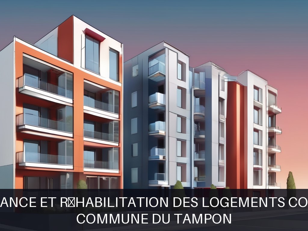 Illustration pour COMMUNE DU TAMPON: Maintenance et réhabilitation des logements collectifs