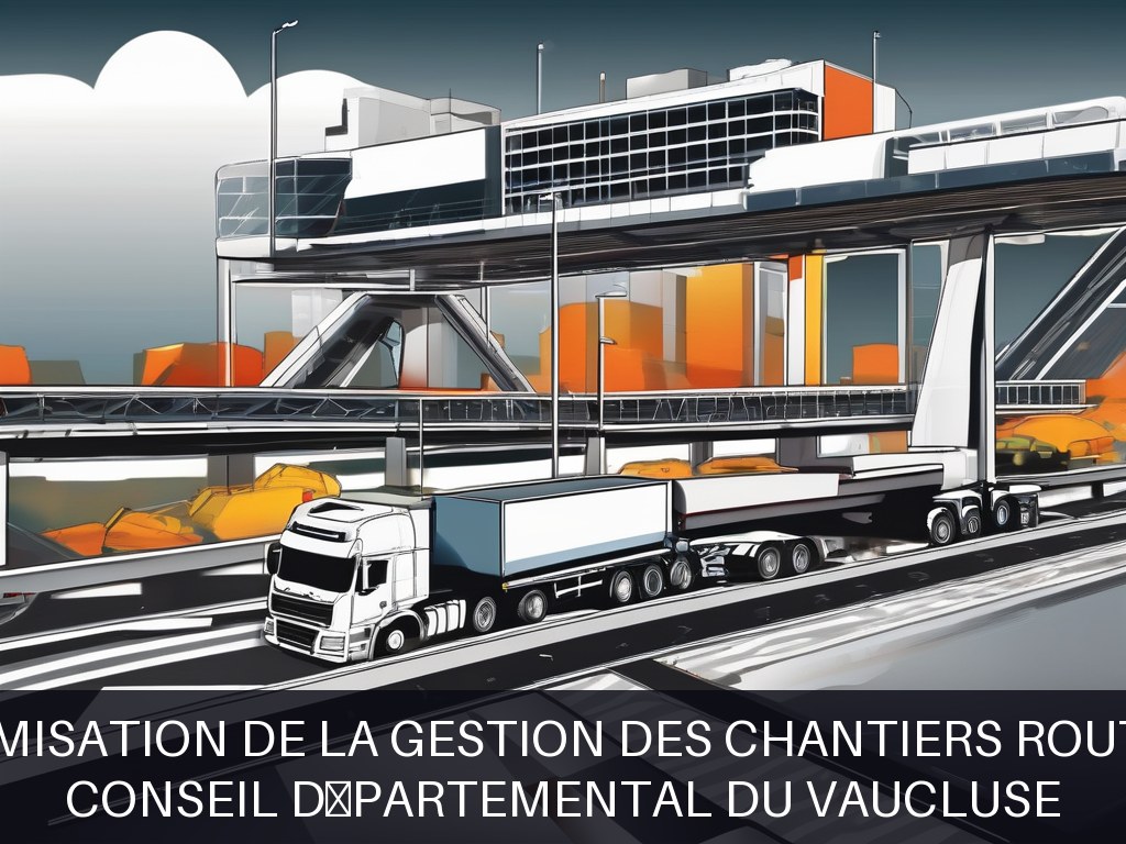 Illustration pour Conseil départemental du Vaucluse: Optimisation de la gestion des chantiers routiers
