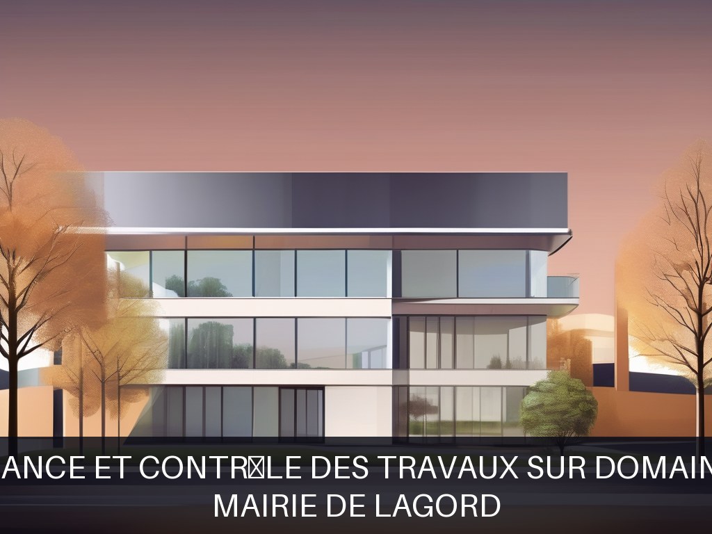 Illustration pour Mairie de Lagord: Surveillance et contrôle des travaux sur domaine public