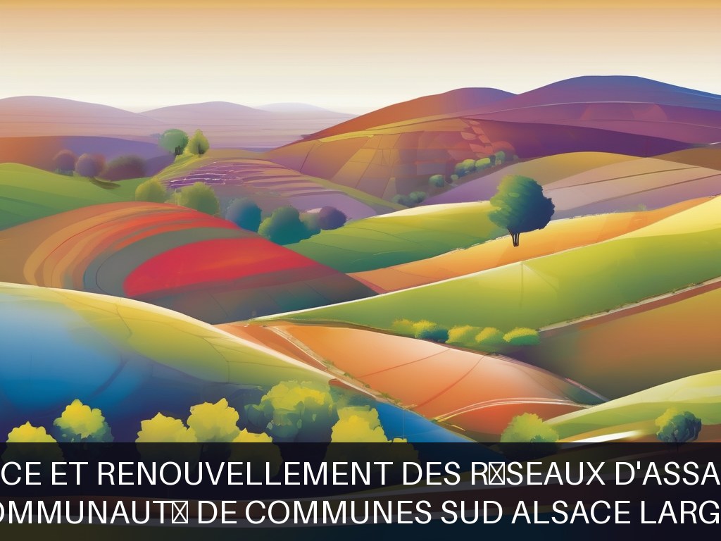 Illustration pour Communauté de Communes Sud Alsace Largue: Maintenance et renouvellement des réseaux d'assainissement
