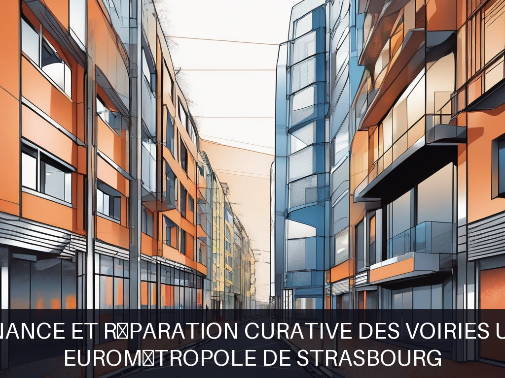 Illustration pour Eurométropole de Strasbourg: Maintenance et réparation curative des voiries urbaines