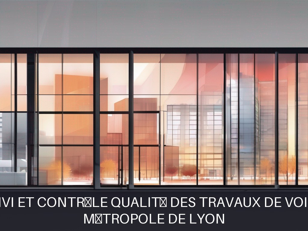 Illustration pour Métropole de Lyon: Suivi et contrôle qualité des travaux de voirie