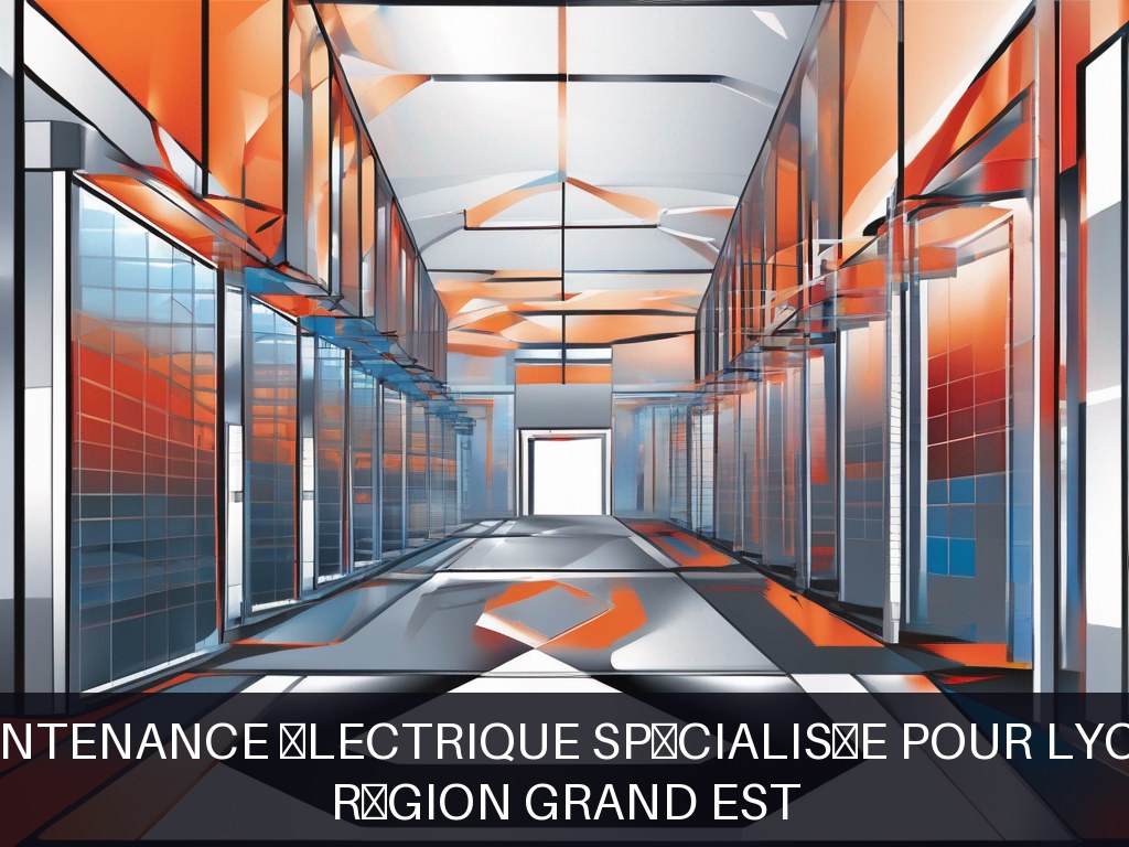 Illustration pour Région Grand Est: Maintenance électrique spécialisée pour lycées