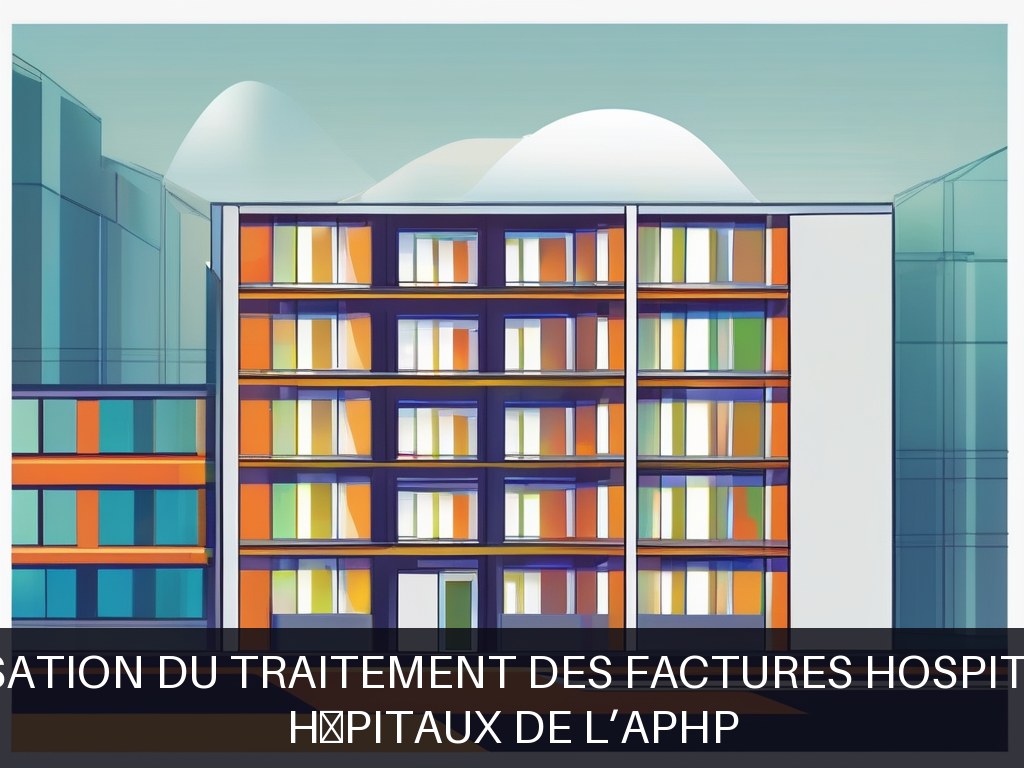Illustration pour Hôpitaux de l’APHP: Optimisation du traitement des factures hospitalières