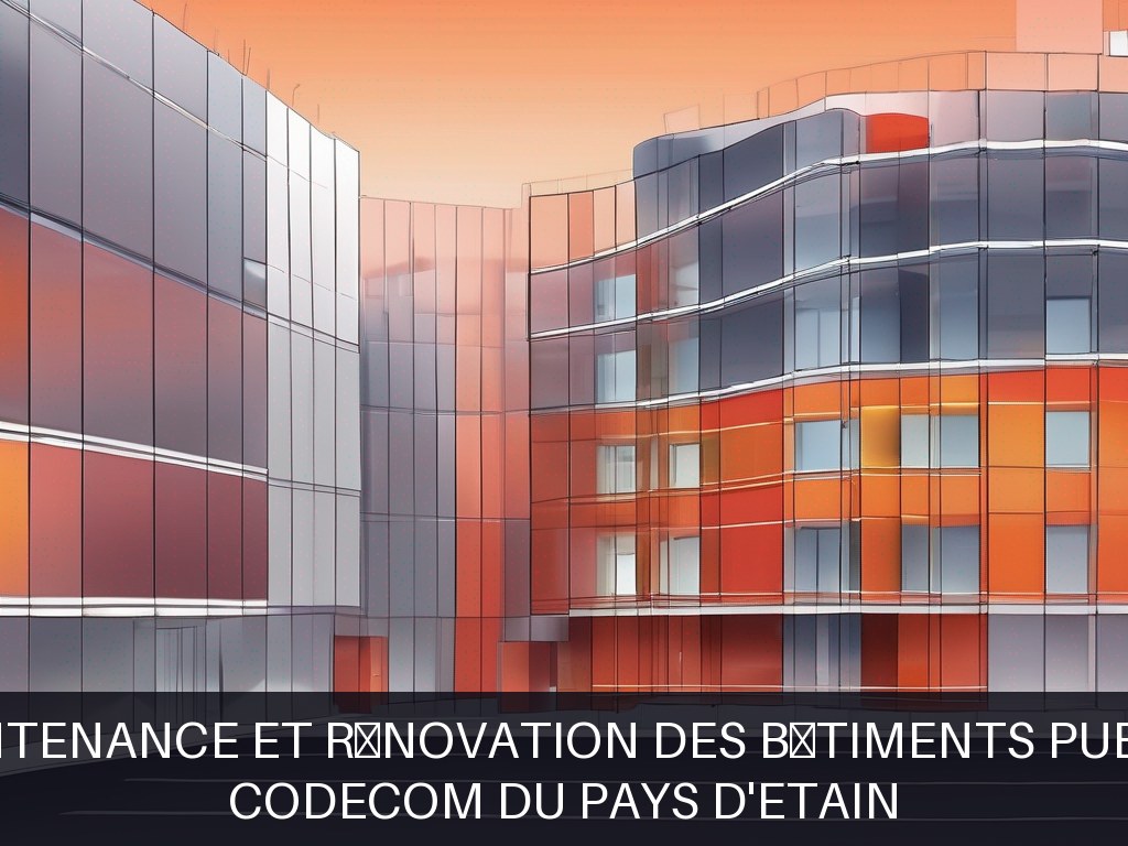 Illustration pour CODECOM du Pays d'Etain: Maintenance et rénovation des bâtiments publics