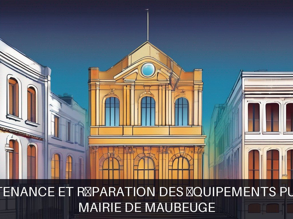 Illustration pour Mairie de Maubeuge: Maintenance et réparation des équipements publics