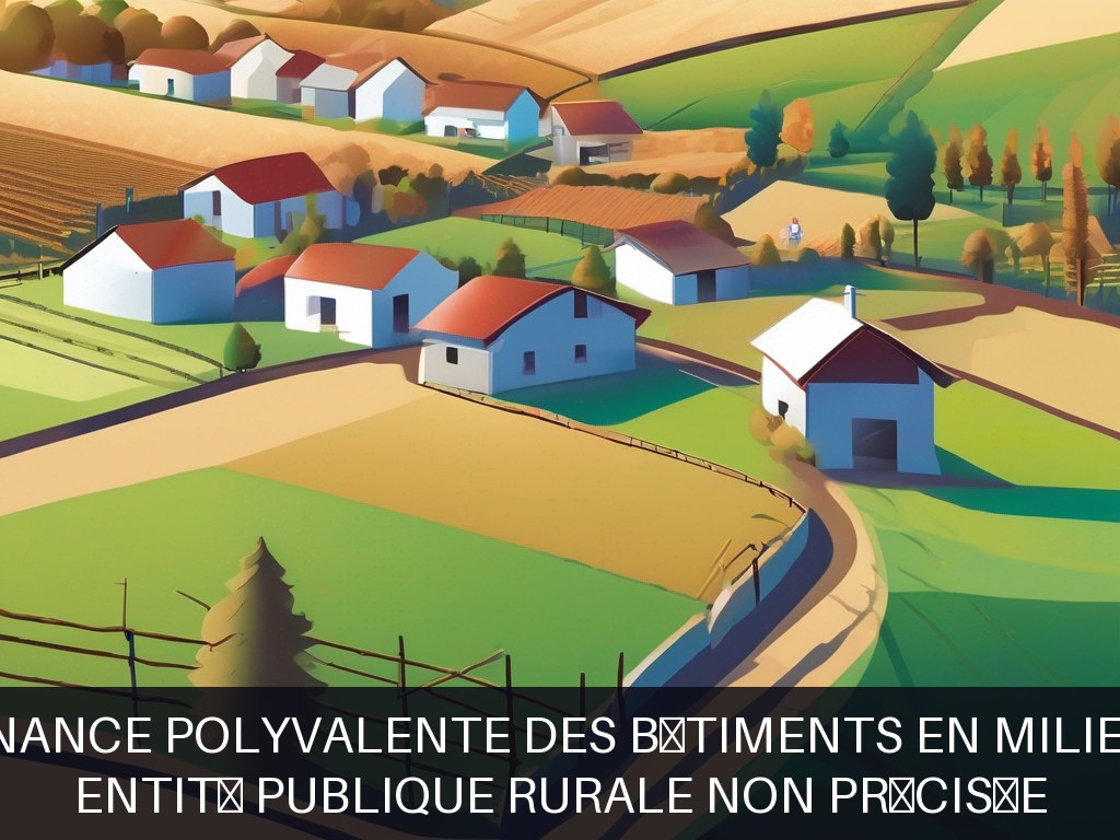 Illustration pour Entité publique rurale non précisée: Maintenance polyvalente des bâtiments en milieu rural