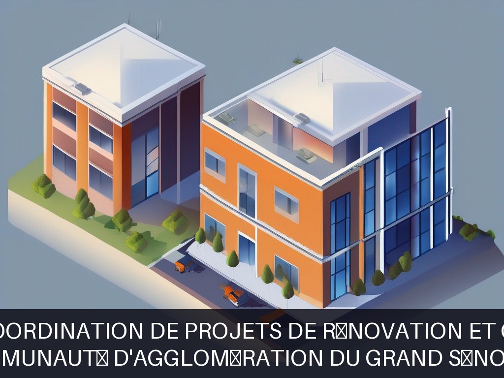 Illustration pour Communauté d'Agglomération du Grand Sénonais: Pilotage et coordination de projets de rénovation et construction