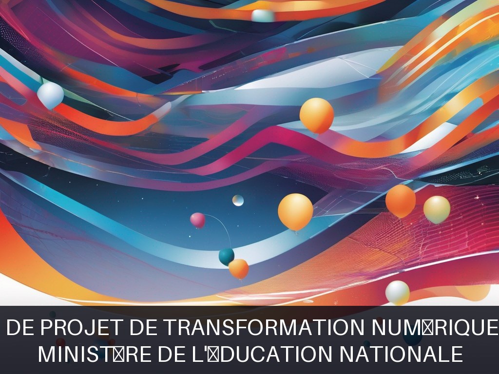 Illustration pour Ministère de l'Éducation Nationale: Pilotage de projet de transformation numérique intégrée