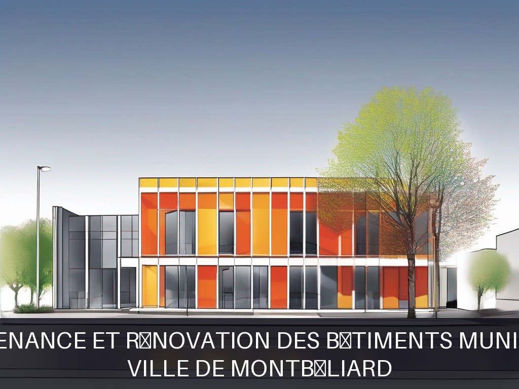 Illustration pour Ville de Montbéliard: Maintenance et rénovation des bâtiments municipaux