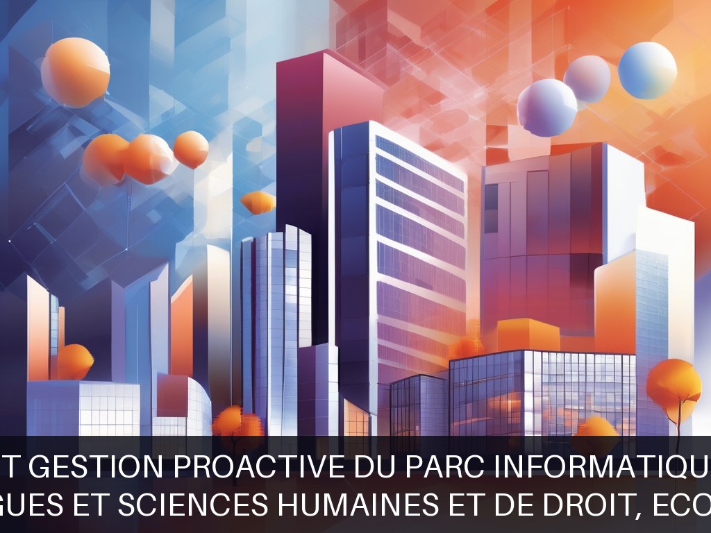 Illustration pour UFR Lettres, Langues et Sciences Humaines et de Droit, Economie et Gestion: Maintenance et gestion proactive du parc informatique universitaire