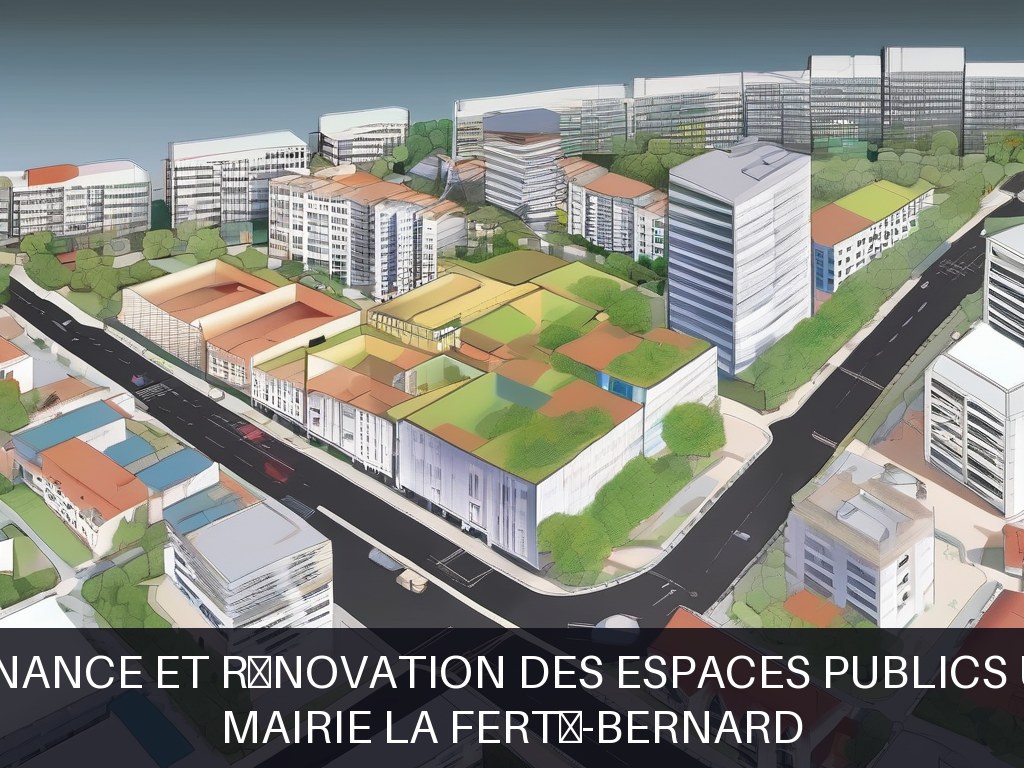 Illustration pour Mairie La Ferté-Bernard: Maintenance et rénovation des espaces publics urbains
