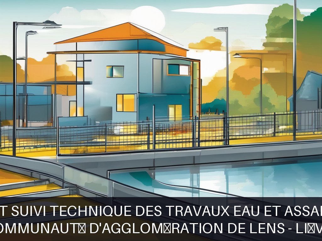 Illustration pour Communauté d'Agglomération de Lens - Liévin: Pilotage et suivi technique des travaux eau et assainissement