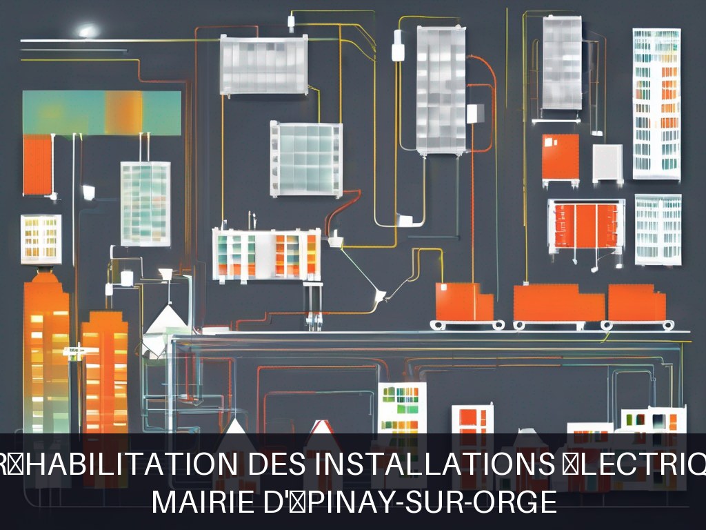 Illustration pour Mairie d'Épinay-sur-Orge: Maintenance et réhabilitation des installations électriques communales