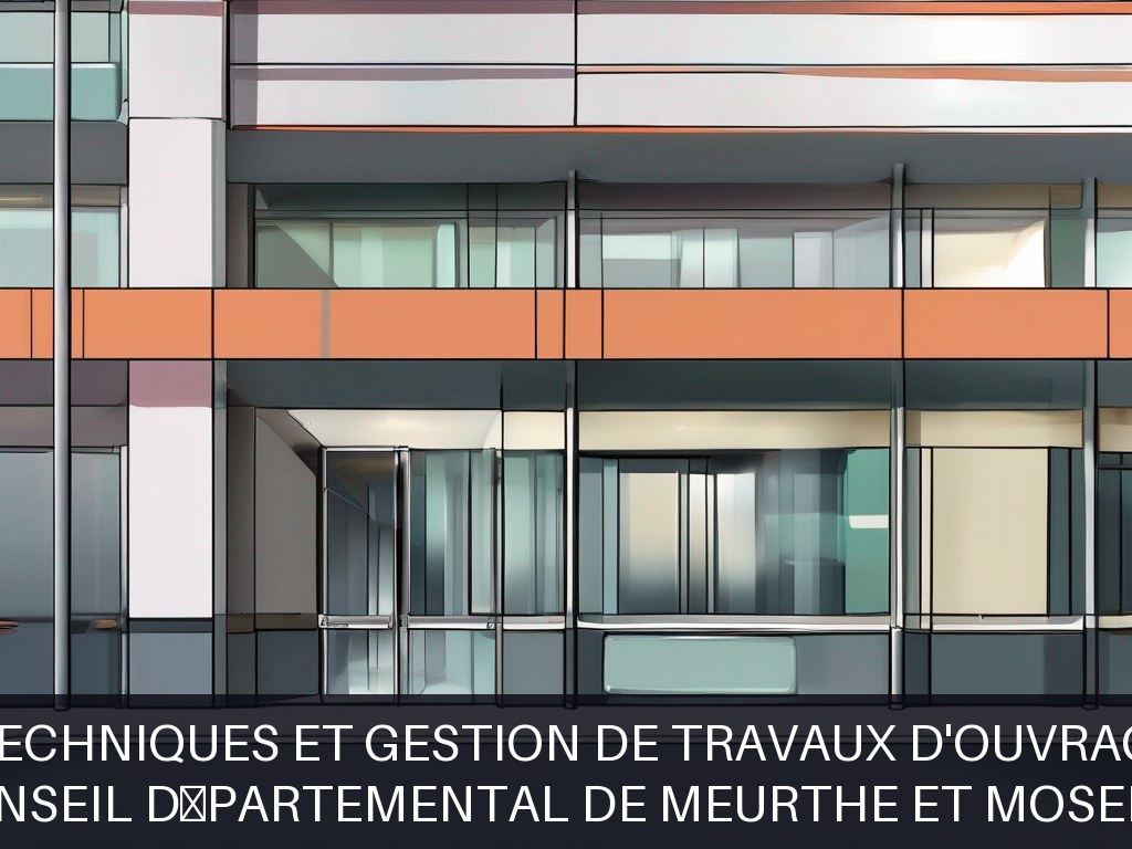 Illustration pour Conseil Départemental de Meurthe et Moselle: Études techniques et gestion de travaux d'ouvrages d'art
