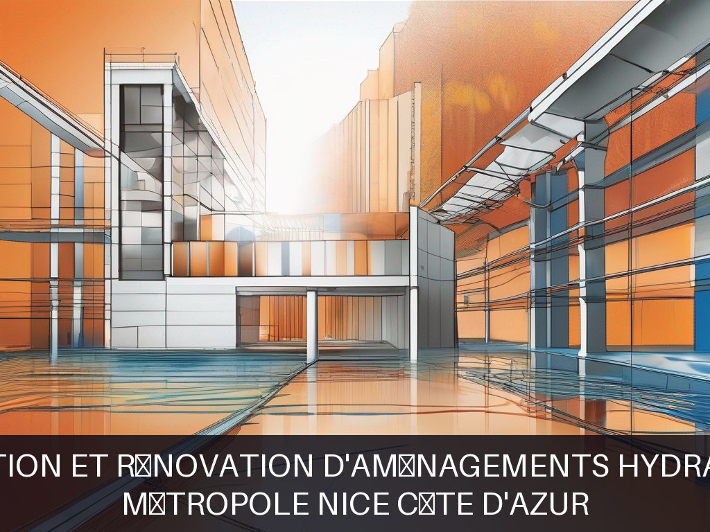 Illustration pour Métropole Nice Côte d'Azur: Conception et rénovation d'aménagements hydrauliques
