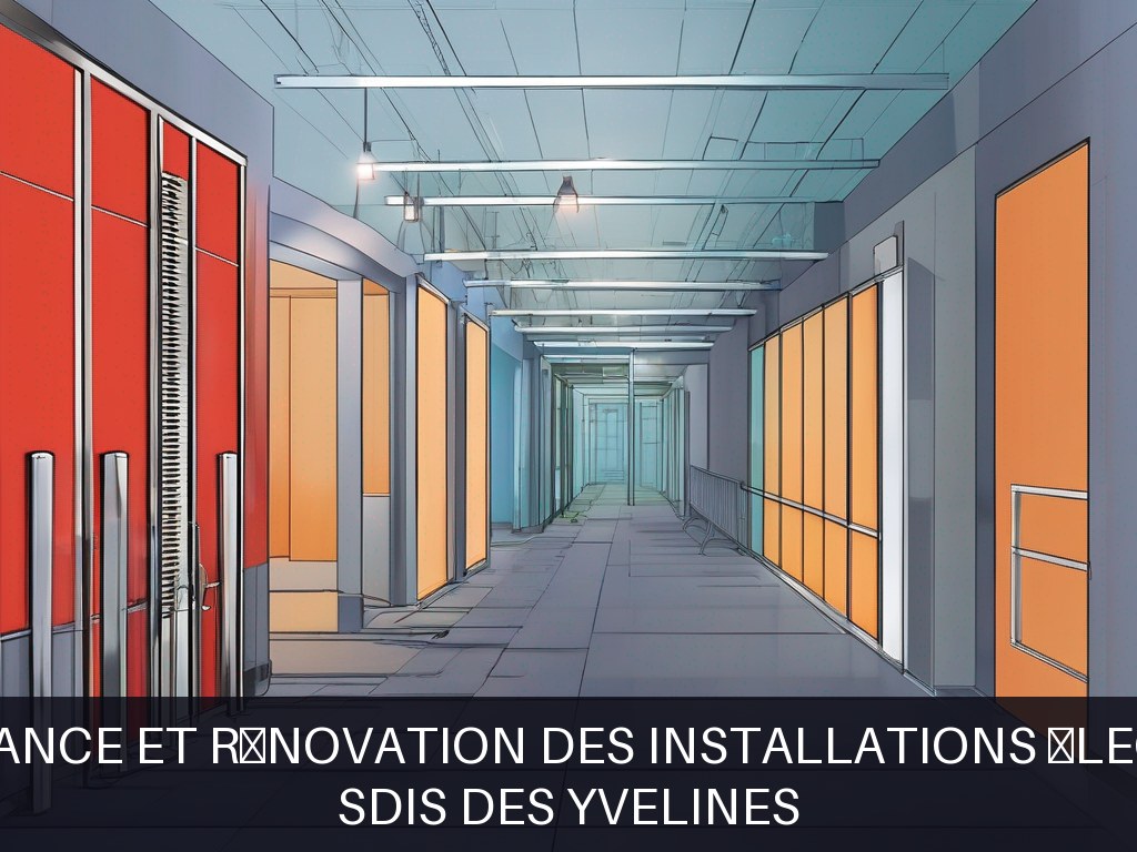Illustration pour SDIS des Yvelines: Maintenance et rénovation des installations électriques