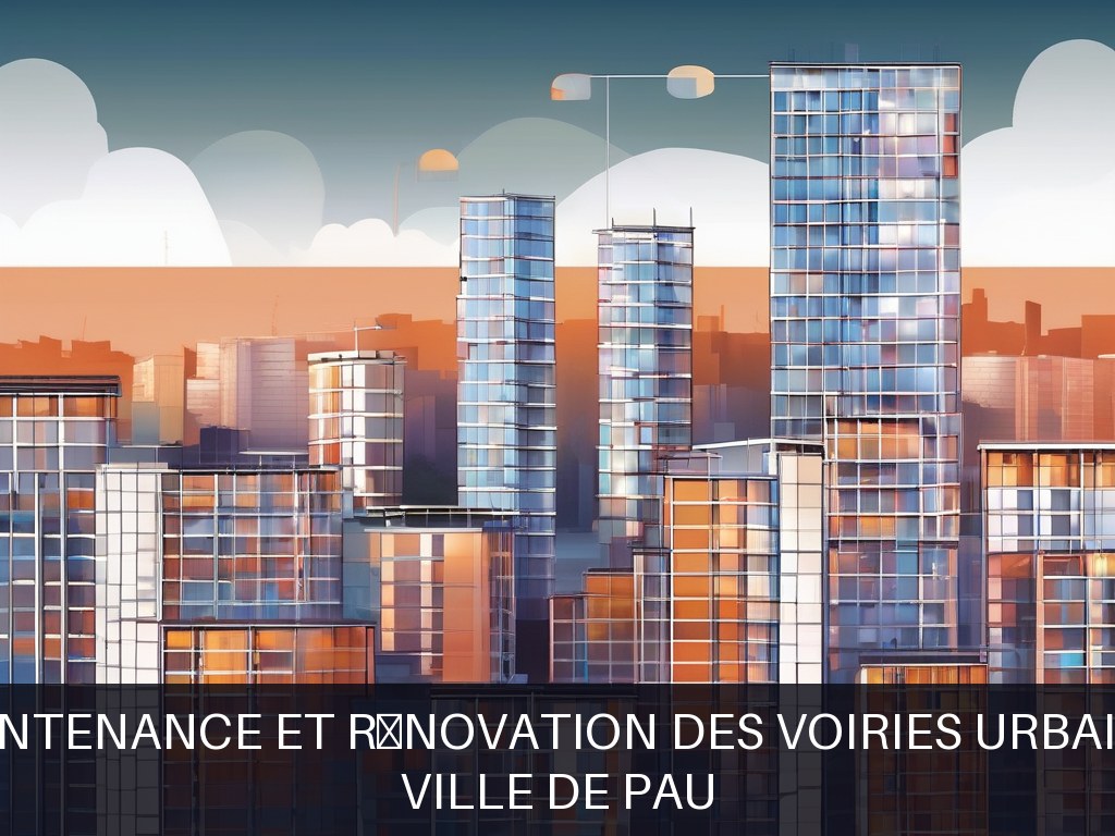 Illustration pour Ville de Pau: Maintenance et rénovation des voiries urbaines