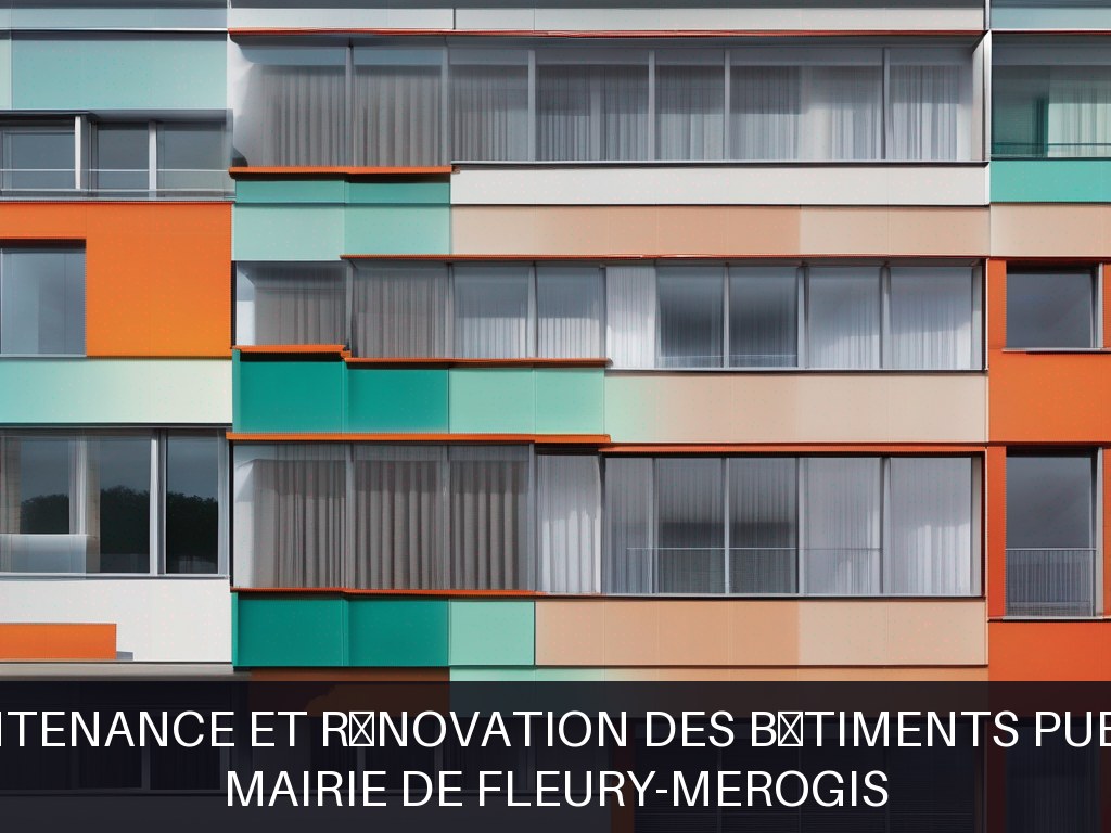 Illustration pour Mairie de FLEURY-MEROGIS: Maintenance et rénovation des bâtiments publics