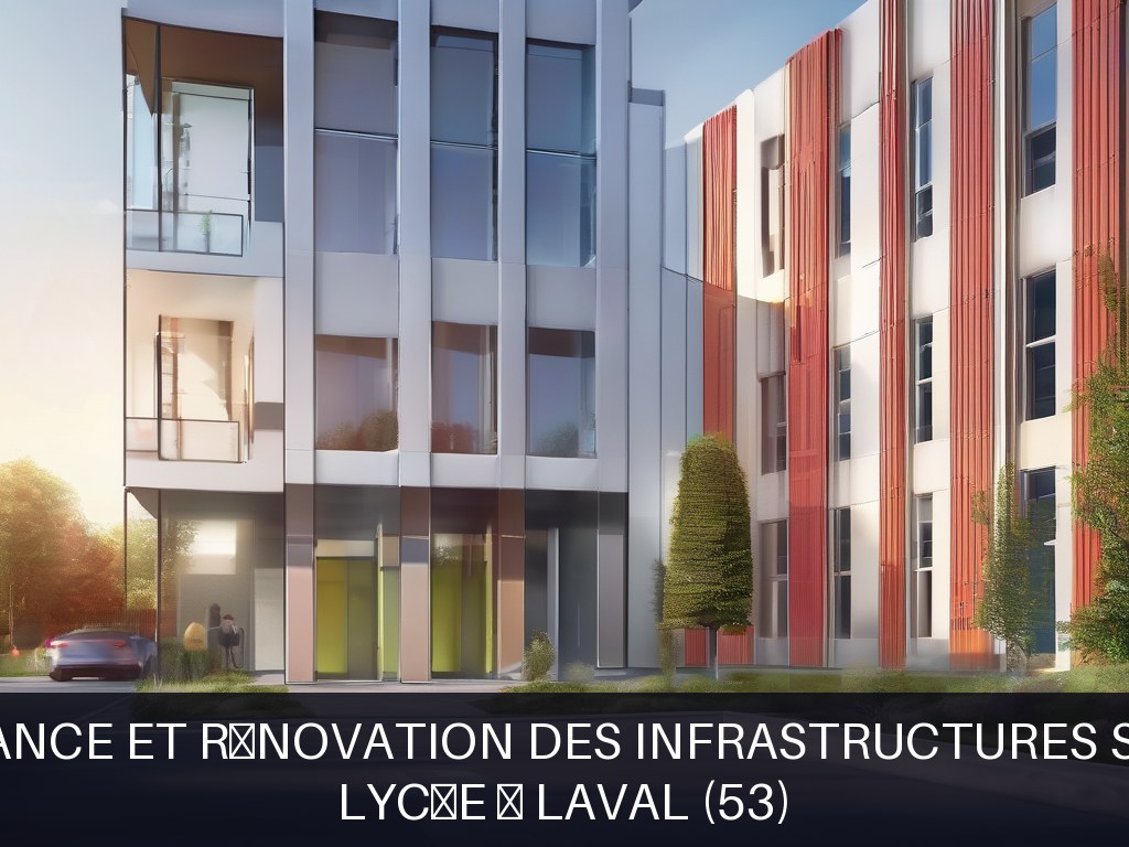 Illustration pour Lycée à Laval (53): Maintenance et rénovation des infrastructures scolaires