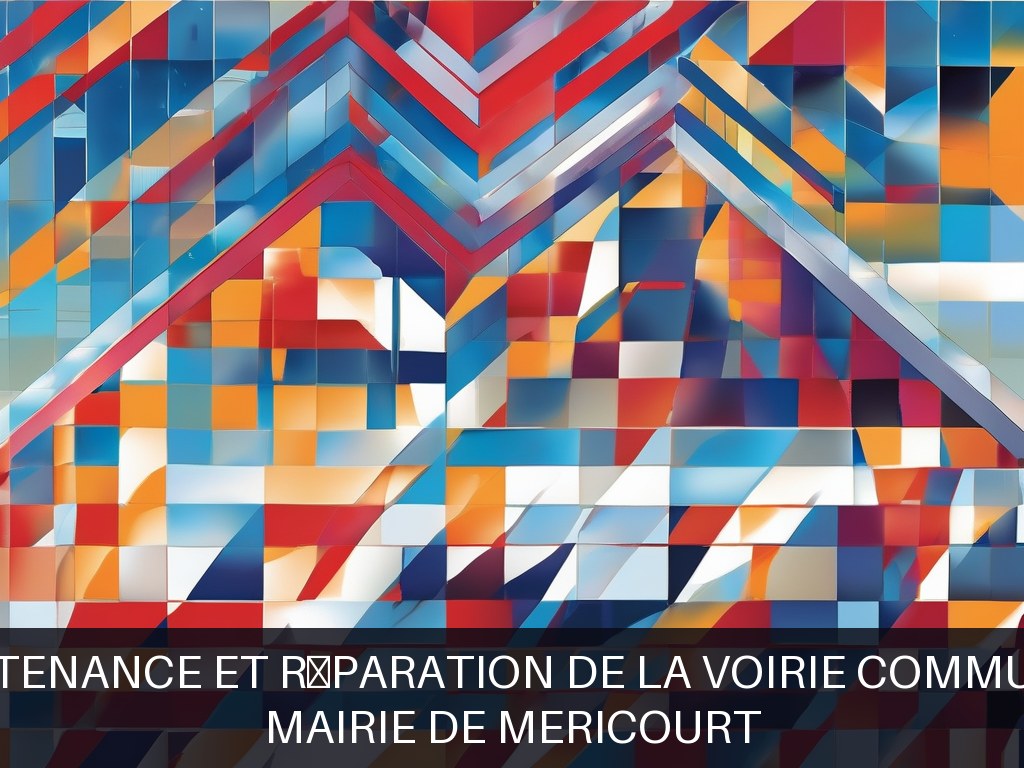 Illustration pour Mairie de Mericourt: Maintenance et réparation de la voirie communale