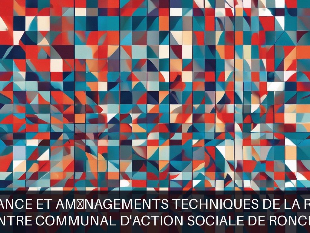 Illustration pour Centre Communal d'Action Sociale de Ronchin: Maintenance et aménagements techniques de la résidence