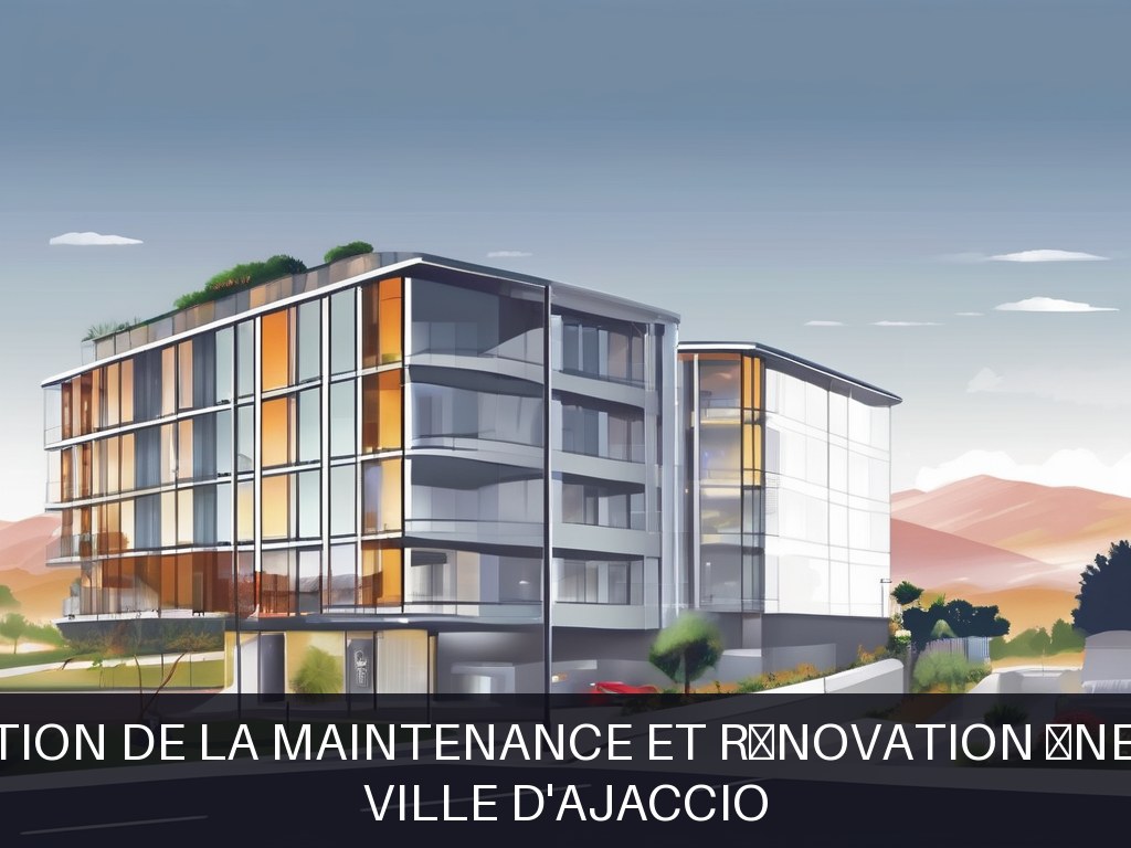 Illustration pour Ville d'Ajaccio: Optimisation de la maintenance et rénovation énergétique
