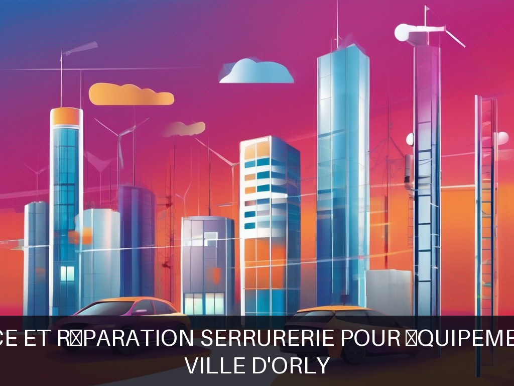 Illustration pour Ville d'Orly: Maintenance et réparation serrurerie pour équipements publics