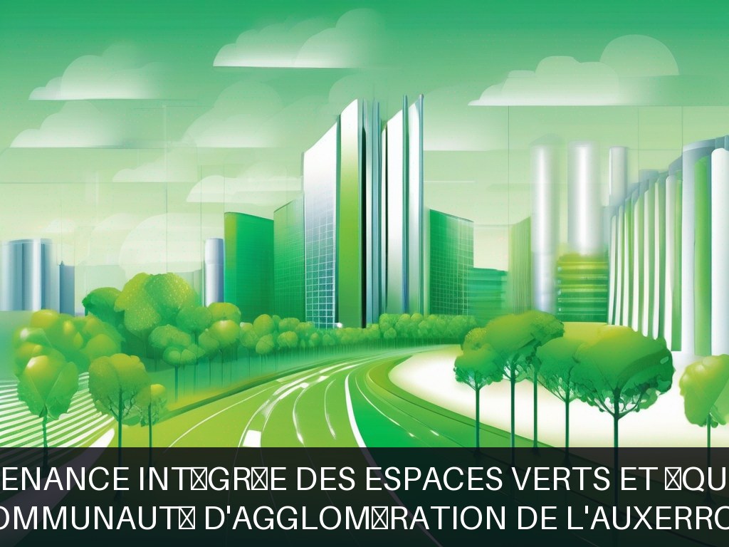 Illustration pour Communauté d'Agglomération de l'Auxerrois: Gestion et maintenance intégrée des espaces verts et équipements publics