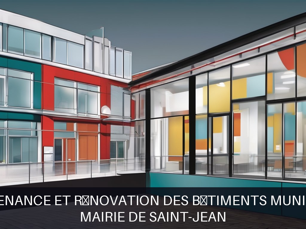 Illustration pour Mairie de Saint-Jean: Maintenance et rénovation des bâtiments municipaux