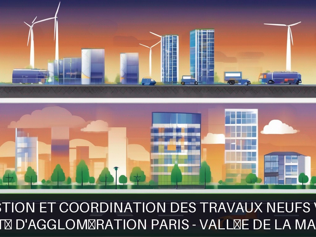 Illustration pour Communauté d'Agglomération Paris - Vallée de la Marne (CAPVM): Gestion et coordination des travaux neufs VRD