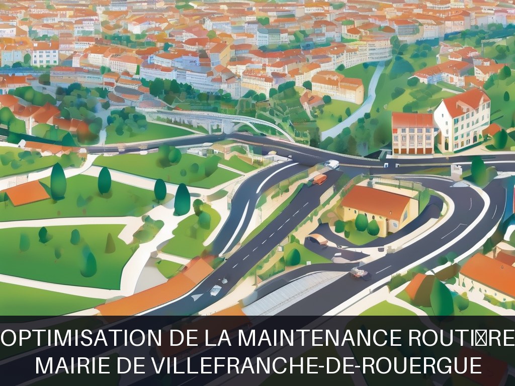 Illustration pour Mairie de Villefranche-de-Rouergue: Optimisation de la maintenance routière