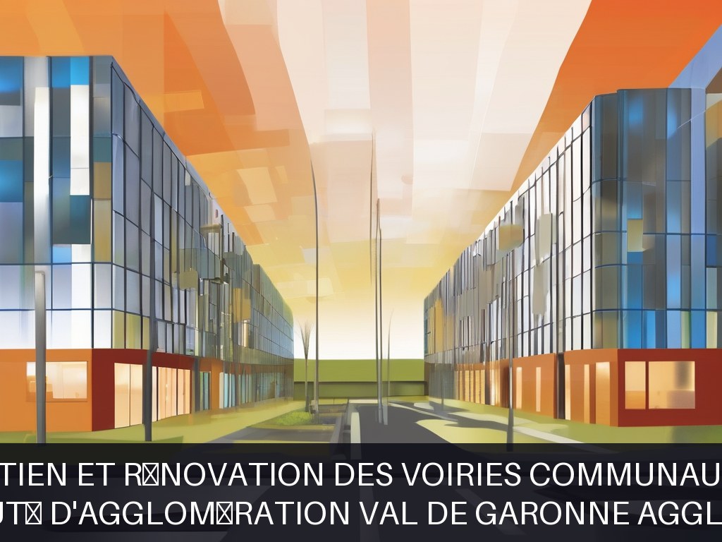 Illustration pour Communauté d'Agglomération Val de Garonne Agglomération: Entretien et rénovation des voiries communautaires