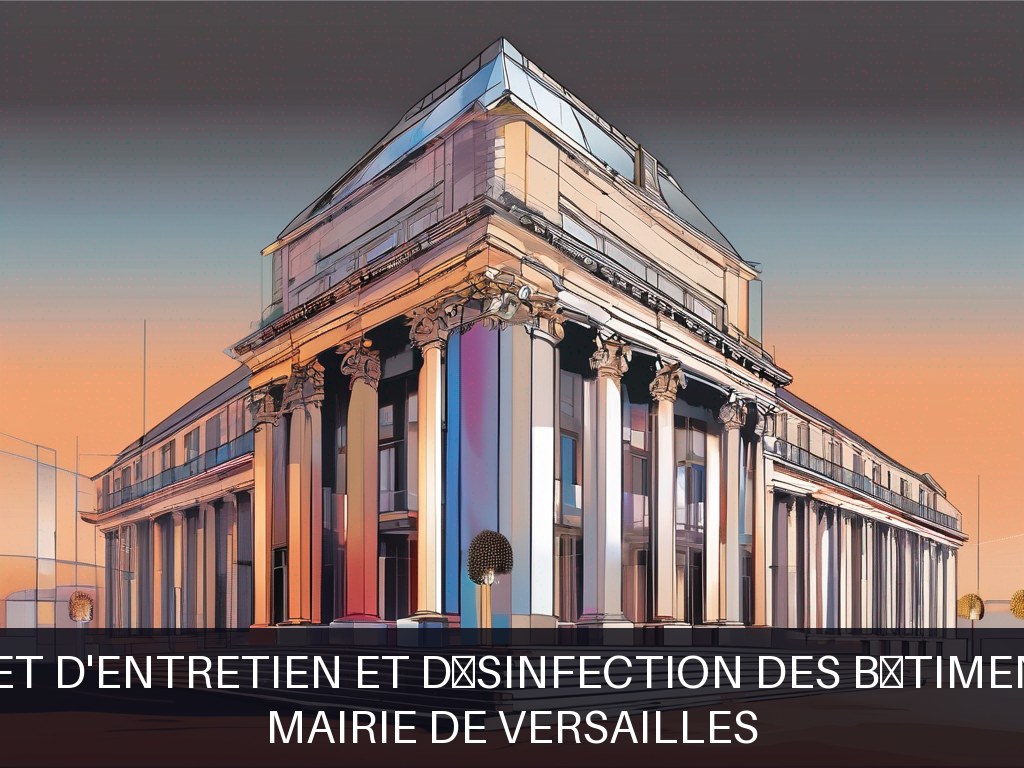 Illustration pour Mairie de Versailles: Service complet d'entretien et désinfection des bâtiments municipaux