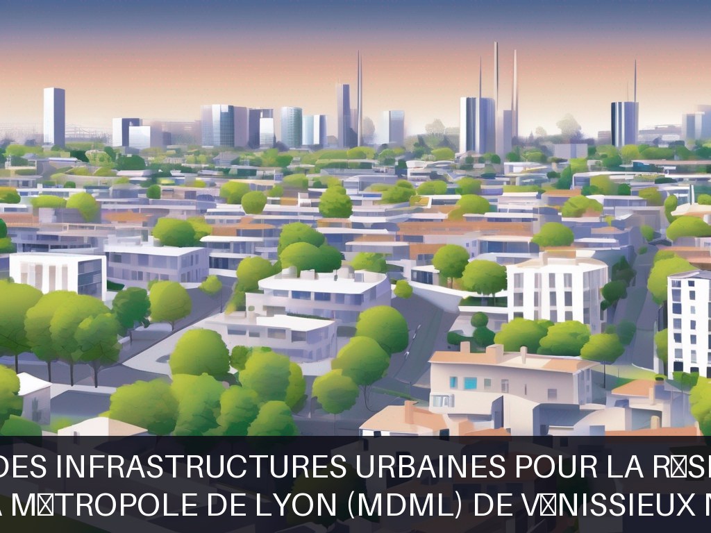 Illustration pour Maisons de la Métropole de Lyon (MDML) de Vénissieux Nord (Parilly): Amélioration des infrastructures urbaines pour la résilience sociale