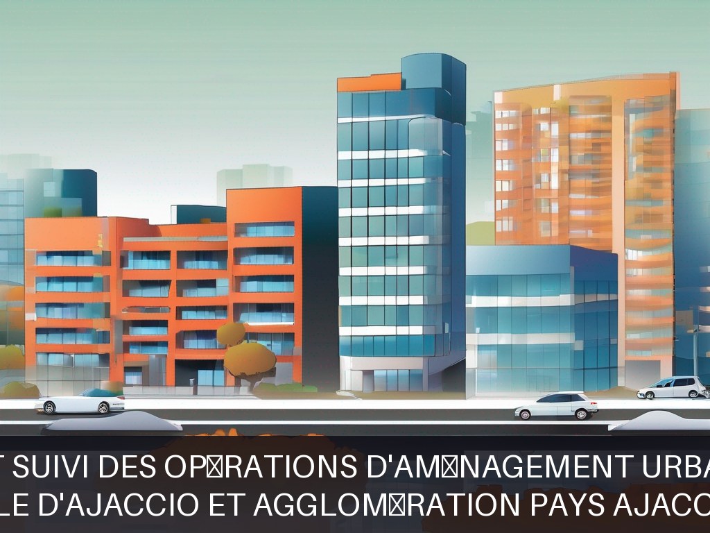Illustration pour Ville d'Ajaccio et Agglomération Pays Ajaccien: Pilotage et suivi des opérations d'aménagement urbain durable