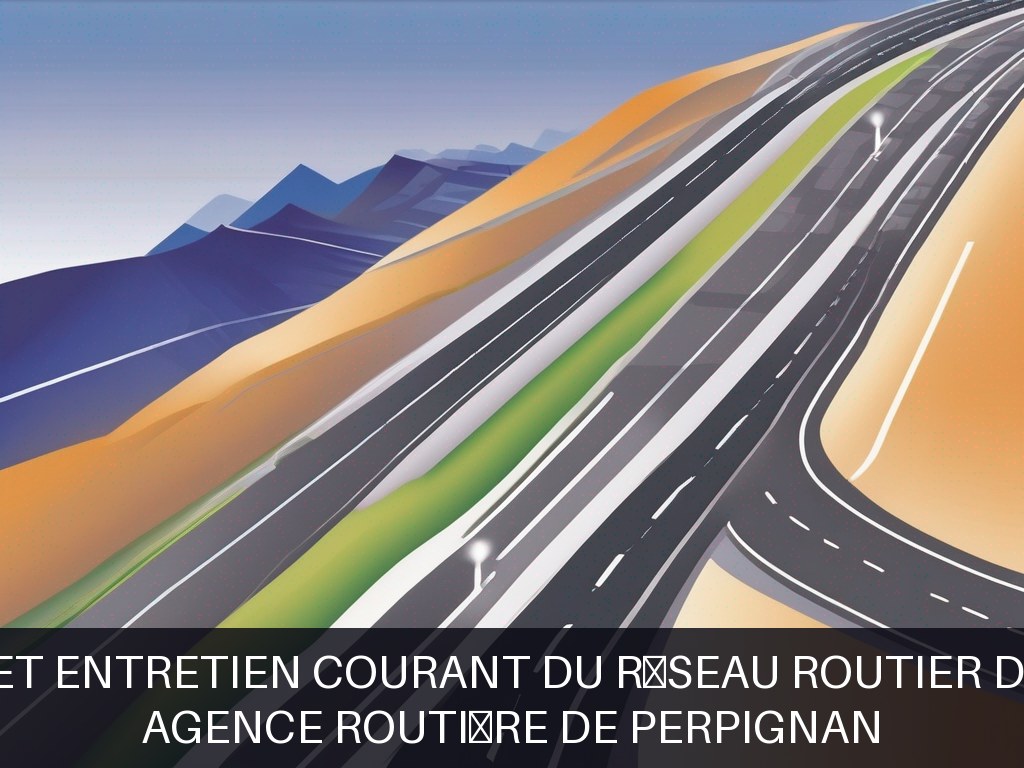 Illustration pour Agence Routière de Perpignan: Maintenance et entretien courant du réseau routier départemental