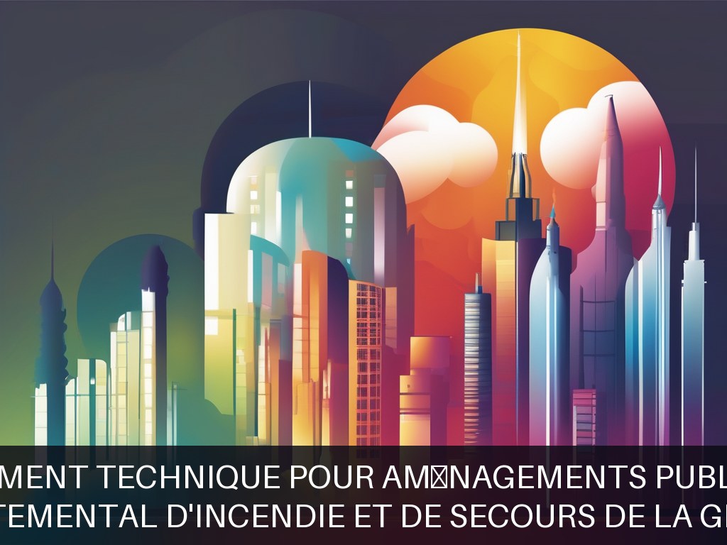 Illustration pour Service Départemental d'Incendie et de Secours de la Gironde (SDIS33): Accompagnement technique pour aménagements publics sécurisés