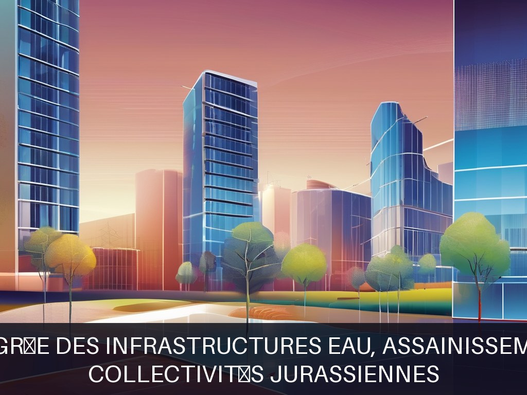 Illustration pour Collectivités jurassiennes: Gestion intégrée des infrastructures eau, assainissement et voirie