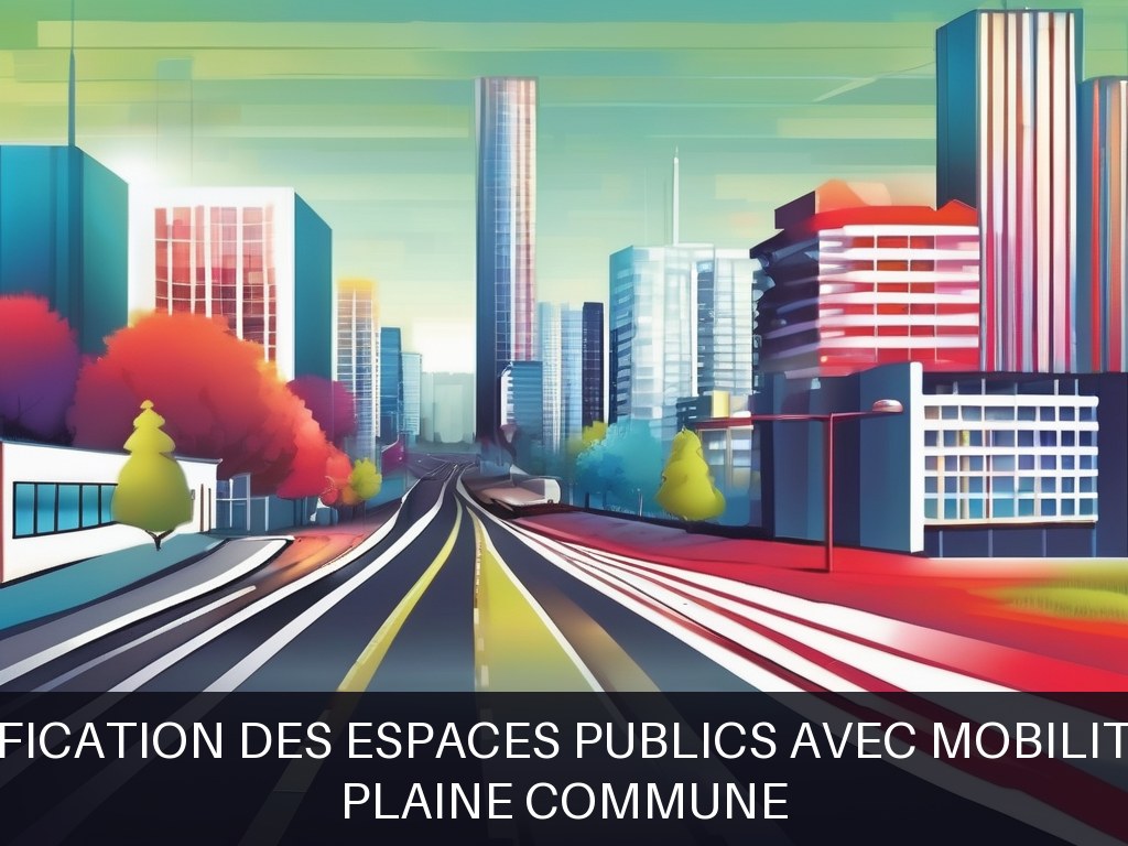 Illustration pour Plaine Commune: Requalification des espaces publics avec mobilité douce (Potentiel à Court Terme)