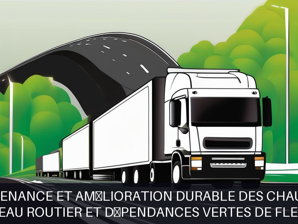 Illustration pour Réseau routier et dépendances vertes de Fleury: Maintenance et amélioration durable des chaussées