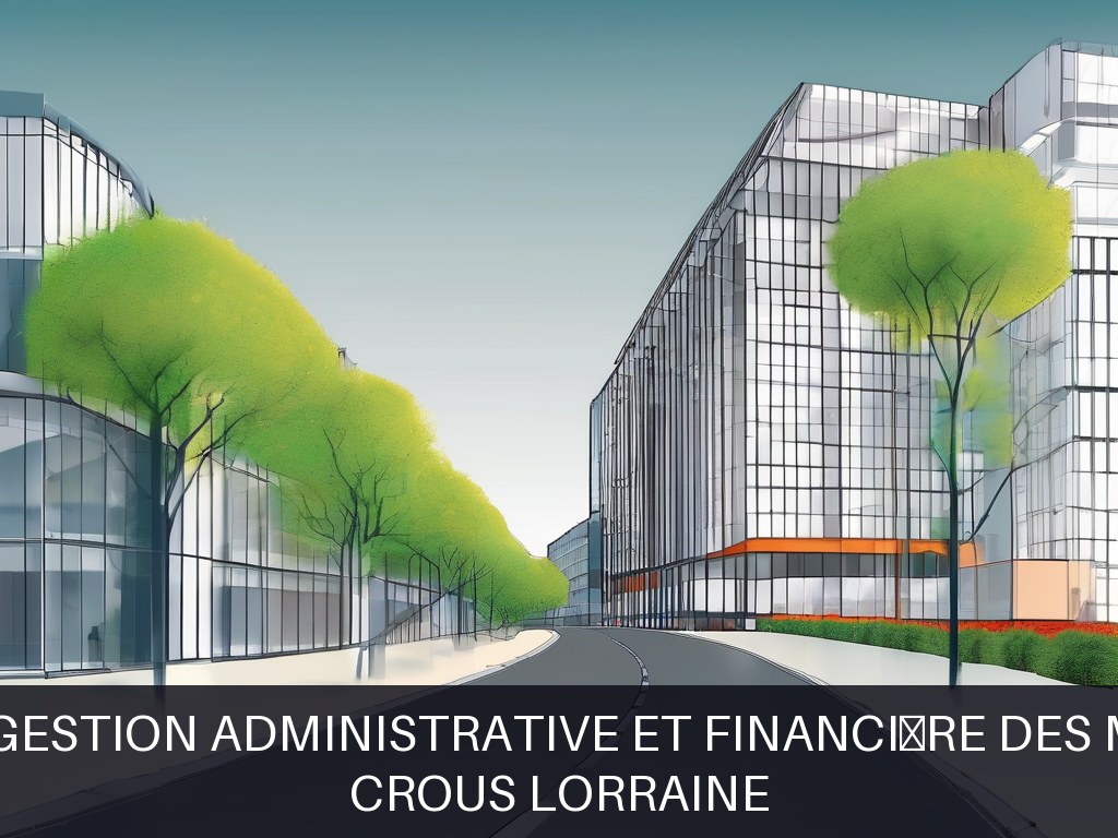 Illustration pour Crous Lorraine: Optimisation de la gestion administrative et financière des marchés de travaux