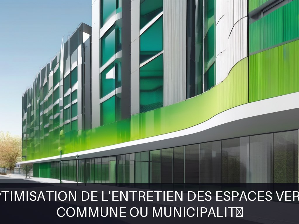 Illustration pour Commune ou Municipalité: Optimisation de l'entretien des espaces verts
