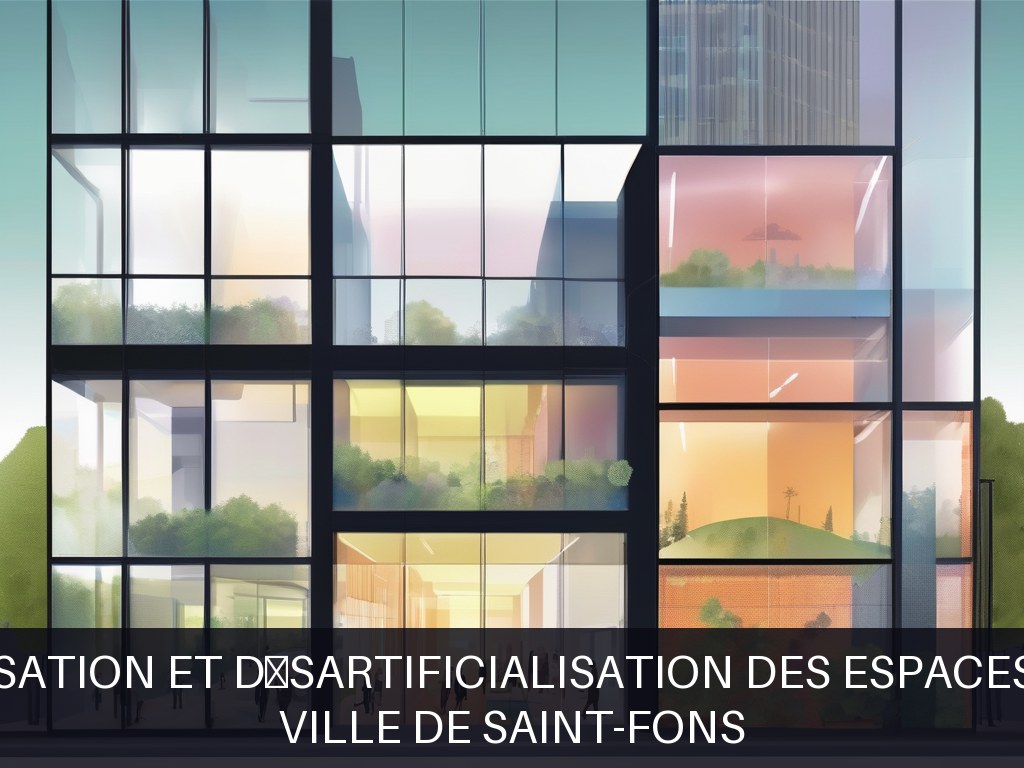 Illustration pour Ville de Saint-Fons: Végétalisation et désartificialisation des espaces urbains (Potentiel à Court Terme)
