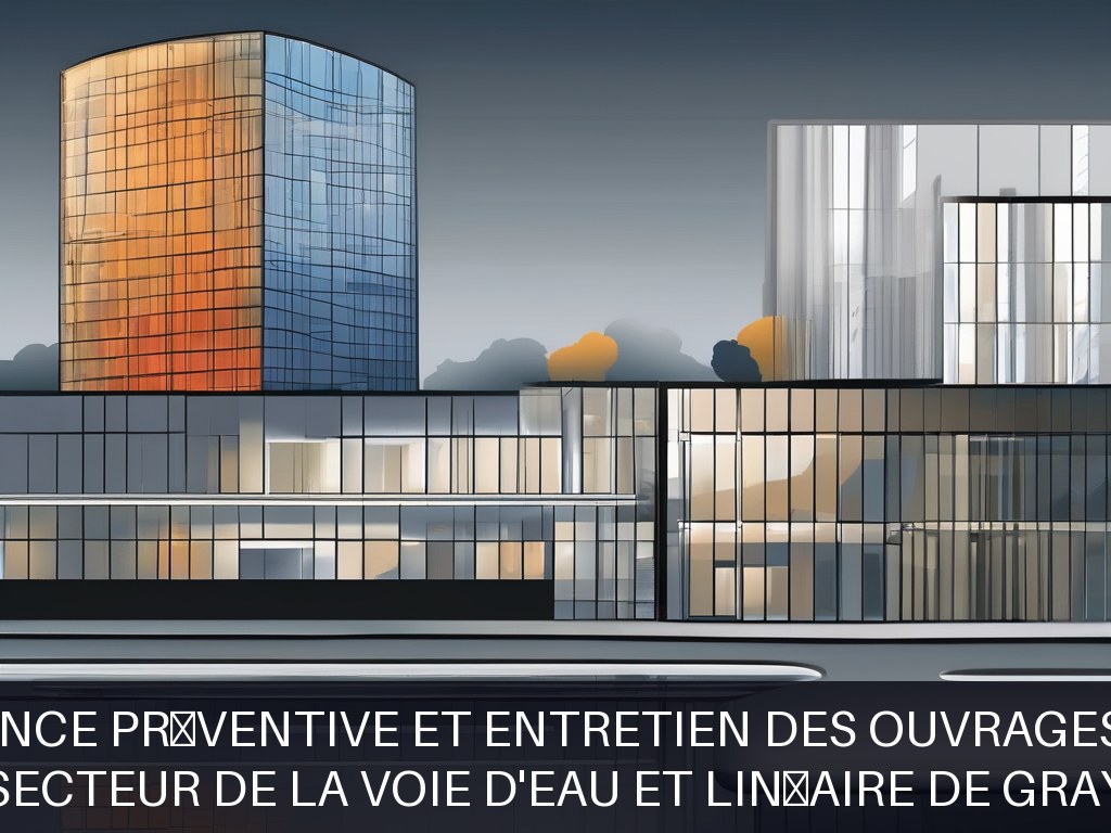 Illustration pour Secteur de la voie d'eau et linéaire de Gray: Maintenance préventive et entretien des ouvrages fluviaux