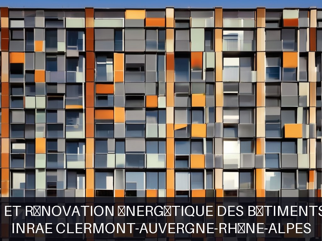 Illustration pour INRAE Clermont-Auvergne-Rhône-Alpes: Réhabilitation et rénovation énergétique des bâtiments de recherche