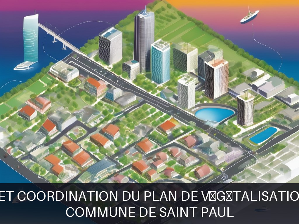 Illustration pour Commune de Saint Paul: Pilotage et coordination du plan de végétalisation urbaine (Potentiel à Court Terme)